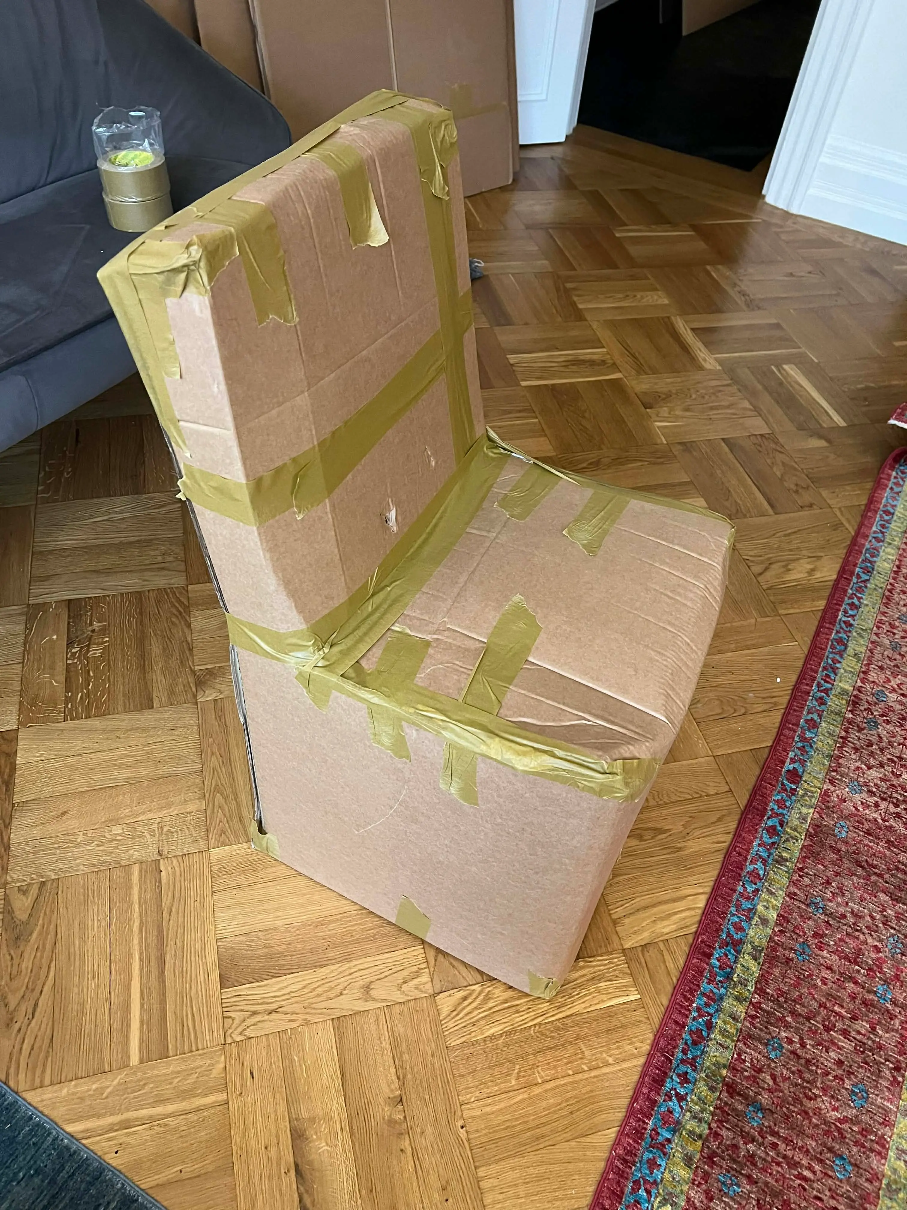 Careful packing and moving preparation