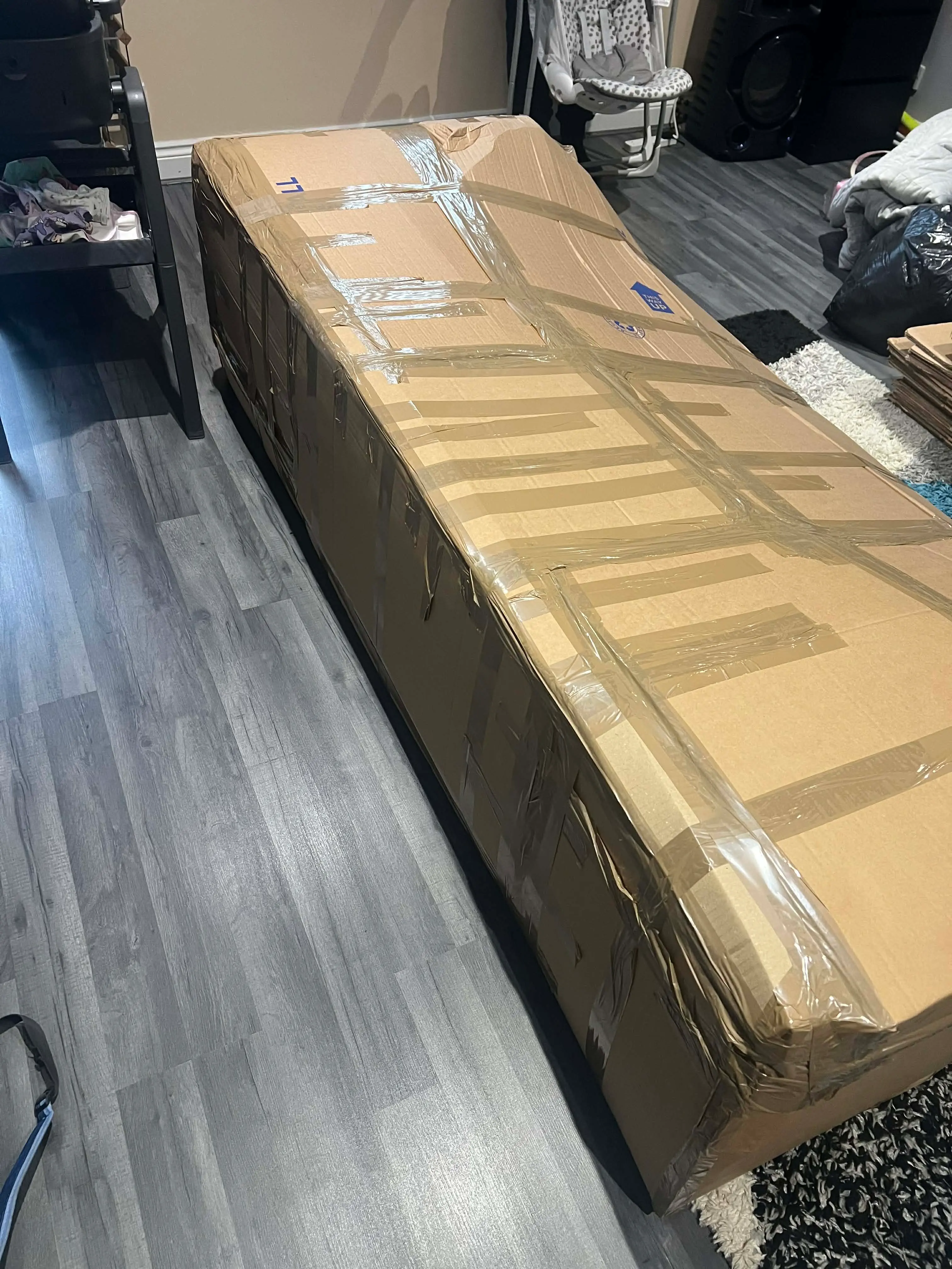 Unpacking and settling in support